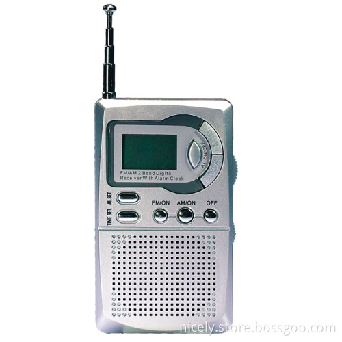 AM/FM Shower Radio with LCD display & Speaker and alarm function